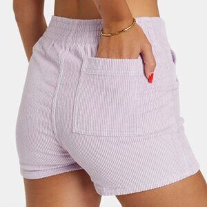 Hammies Stretch Coduroy Shorts in Powder Purple 26